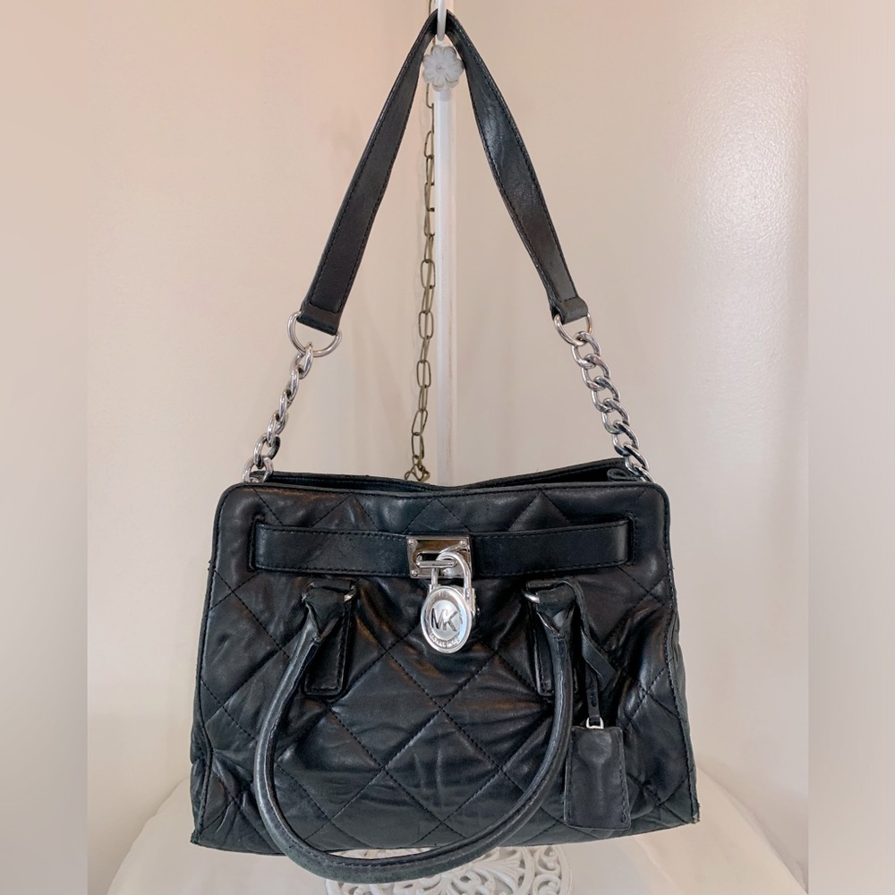 Michael Kors Hamilton Quilted Leather Shoulder Bag